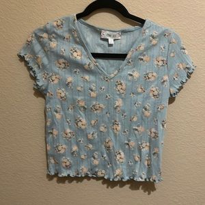 Lettuce Edge Cropped Tee